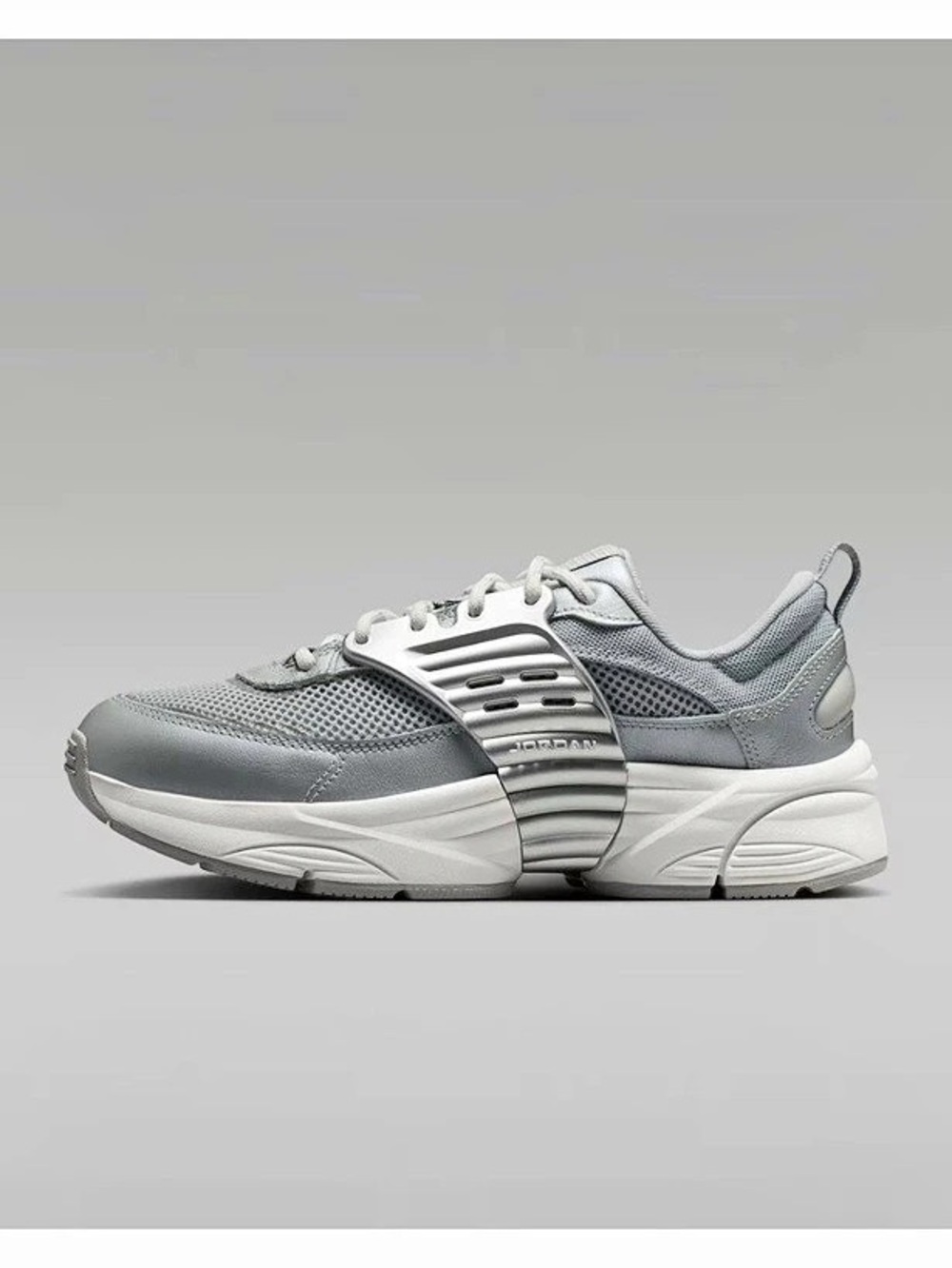Size 9.5-Jordan Trunner O/S Reflect Silver/Summit White Women's Shoes IR1839-100